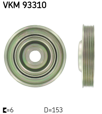 Belt Pulley, crankshaft (Engine side)  Art. VKM93310