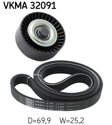 V-Ribbed Belt Set  Art. VKMA32091