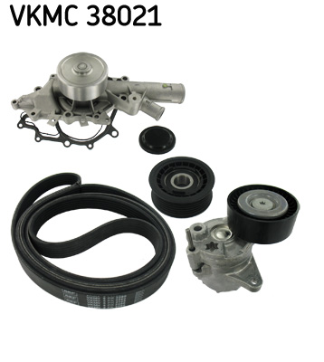 Water Pump + V-Ribbed Belt Kit  Art. VKMC38021