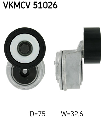 Tensioner Pulley, V-ribbed belt  Art. VKMCV51026