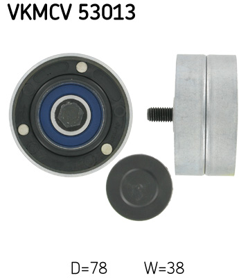 Guide roller, Multi-groove belt (78)  Art. VKMCV53013