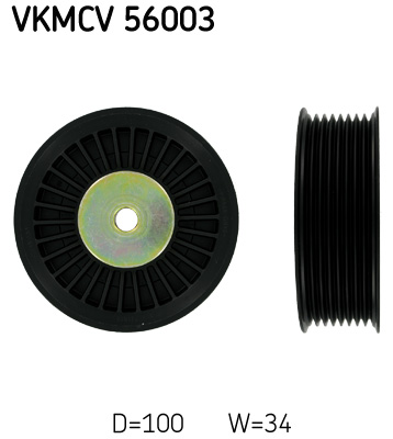 Guide roller, Multi-groove belt  Art. VKMCV56003