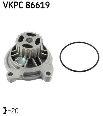 Water Pump, engine cooling  Art. VKPC86619