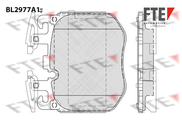 Brake Pad Set, disc brake  Art. 9011223