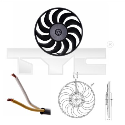 Fan, engine cooling  Art. 8020051