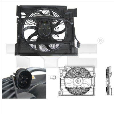 Fan, engine cooling  Art. 8030006