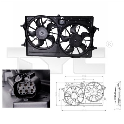 Fan, engine cooling  Art. 8100016