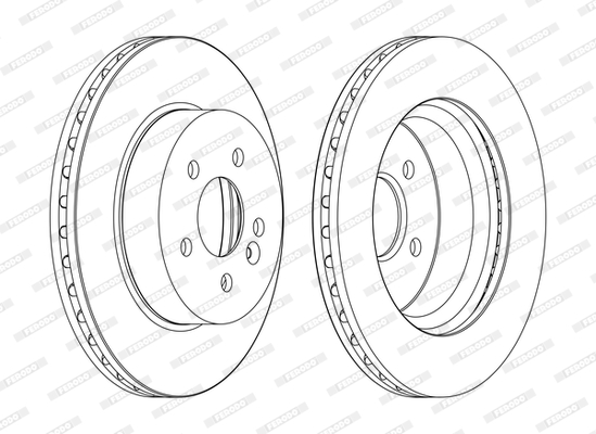 Brake Disc (Front axle)  Art. DDF1036C