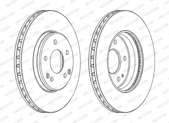 Brake Disc (Front axle)  Art. DDF1134C