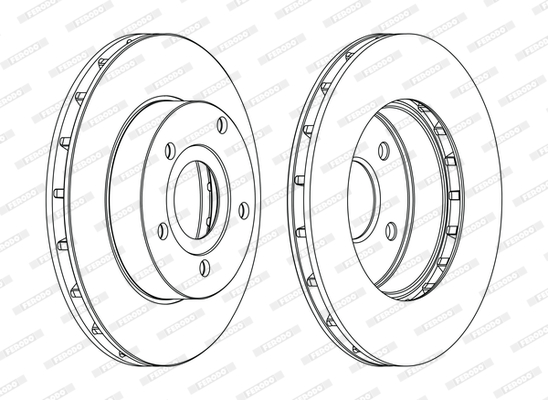 Brake Disc (Front axle)  Art. DDF1169C