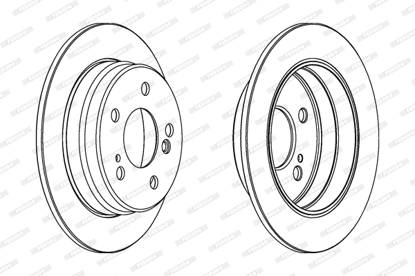 Brake Disc (Rear axle)  Art. DDF122