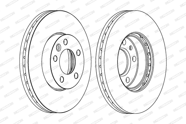 Brake Disc (Front axle)  Art. DDF1253C1