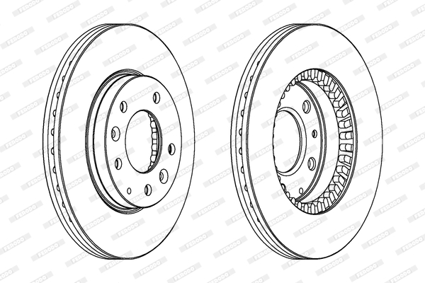 Brake Disc (Front axle)  Art. DDF1278C