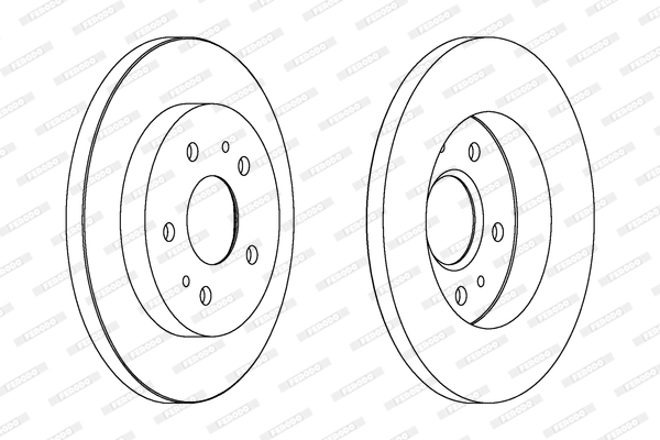 Brake Disc (Front axle)  Art. DDF1387