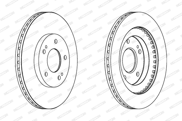 Brake Disc (Front axle)  Art. DDF1399