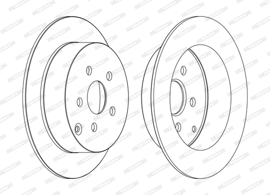 Brake Disc (Rear axle)  Art. DDF1485C