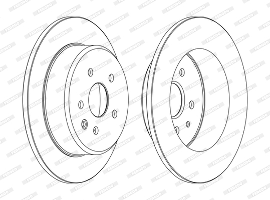 Brake Disc (Rear axle)  Art. DDF1499C