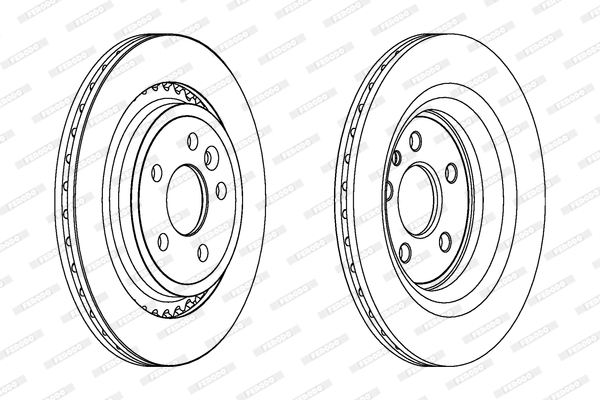 Brake Disc (Rear axle)  Art. DDF1681C