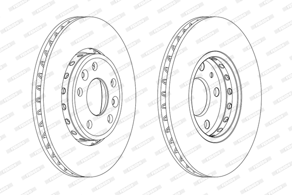 Brake Disc (Front axle)  Art. DDF1726C