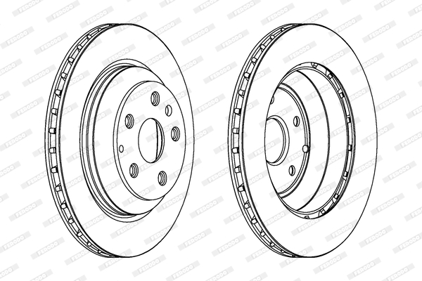 Brake Disc (Rear axle)  Art. DDF1855C1