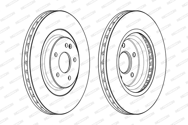 Brake Disc (Front axle)  Art. DDF1900C1