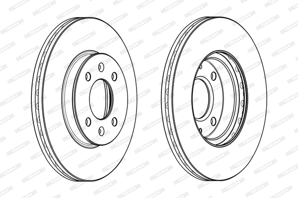 Brake Disc (Front axle)  Art. DDF2089C