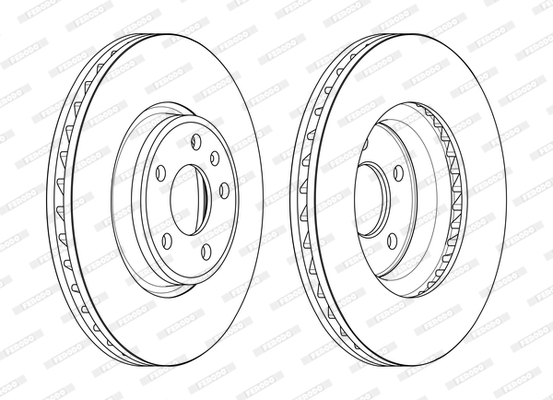 Brake Disc (Front axle)  Art. DDF2596C1