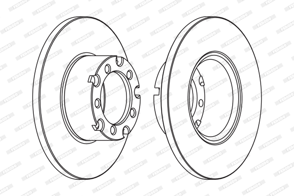 Brake Disc (Front axle)  Art. FCR116A