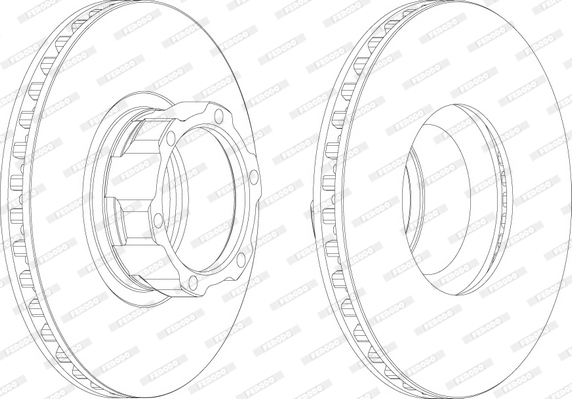 Brake Disc (Front axle)  Art. FCR119A