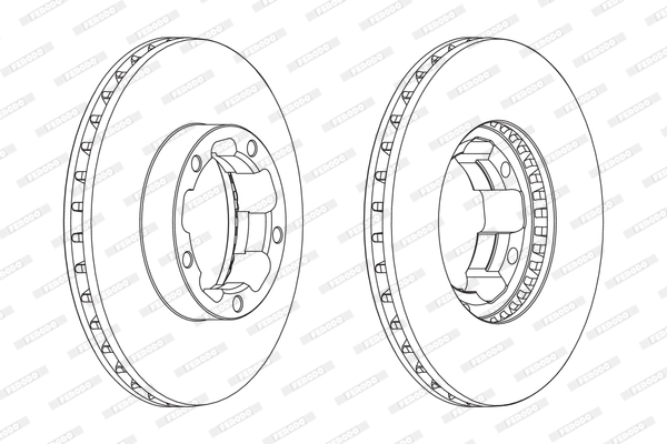 Brake Disc (Front axle)  Art. FCR261A