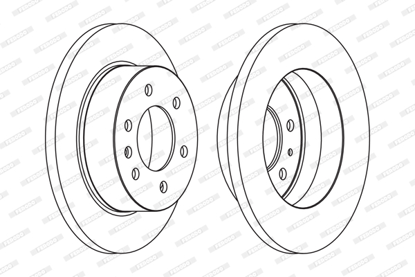 Brake Disc (Rear axle)  Art. FCR311A