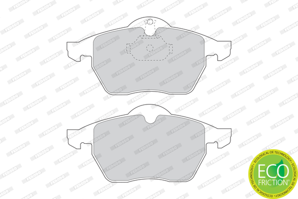 Brake Pad Set, disc brake (Front axle)  Art. FDB1068