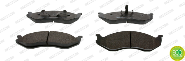 Brake Pad Set, disc brake (Front axle)  Art. FDB1267