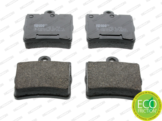 Brake Pad Set, disc brake (Rear axle)  Art. FDB1311