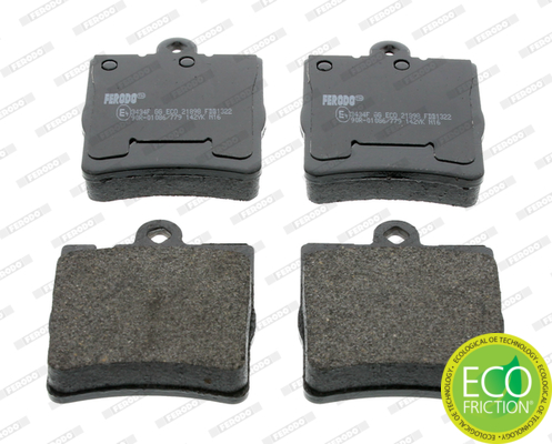 Brake Pad Set, disc brake (Rear axle)  Art. FDB1322