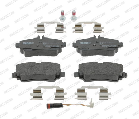 Brake Pad Set, disc brake (Front axle)  Art. FDB1356