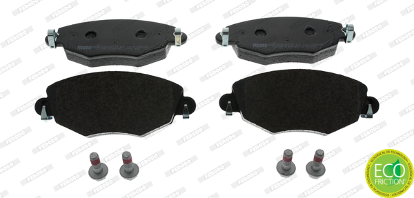 Brake Pad Set, disc brake (Front axle)  Art. FDB1425