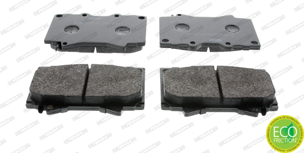 Brake Pad Set, disc brake (Front axle)  Art. FDB1456