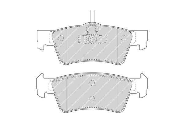 Brake Pad Set, disc brake (Rear axle)  Art. FDB1460