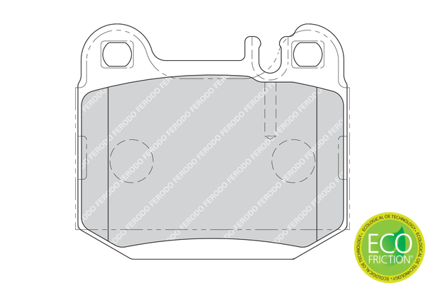 Brake Pad Set, disc brake (Rear axle)  Art. FDB1512