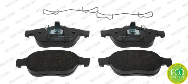 Brake Pad Set, disc brake (Front axle)  Art. FDB1541