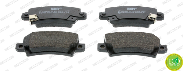 Brake Pad Set, disc brake (Rear axle)  Art. FDB1574