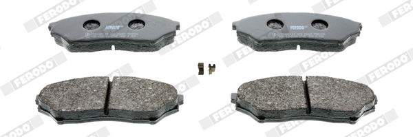 Brake Pad Set, disc brake (Front axle)  Art. FDB1596