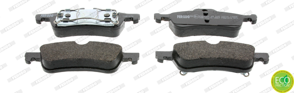 Brake Pad Set, disc brake (Rear axle)  Art. FDB1676