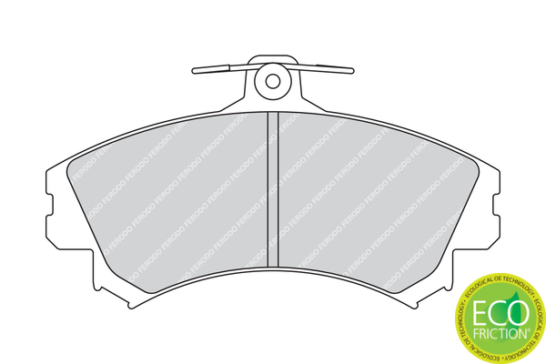 Brake Pad Set, disc brake (Front axle)  Art. FDB1738