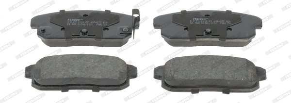 Brake Pad Set, disc brake (Rear axle)  Art. FDB1759