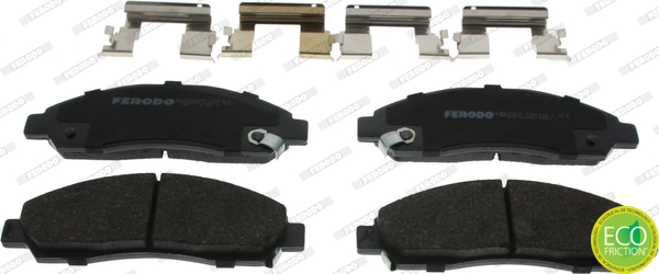 Brake Pad Set, disc brake (Front axle)  Art. FDB1816