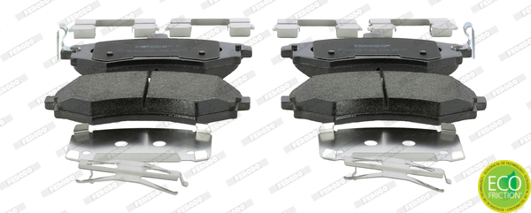 Brake Pad Set, disc brake (Front axle)  Art. FDB1840