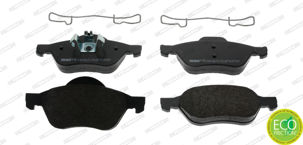 Brake Pad Set, disc brake (Front axle)  Art. FDB1866