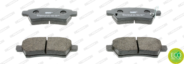 Brake Pad Set, disc brake (Rear axle)  Art. FDB1882